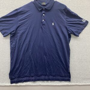 Polo Golf Ralph Lauren Shirt Mens Size XL PGA tour Navy blue Performance Pima